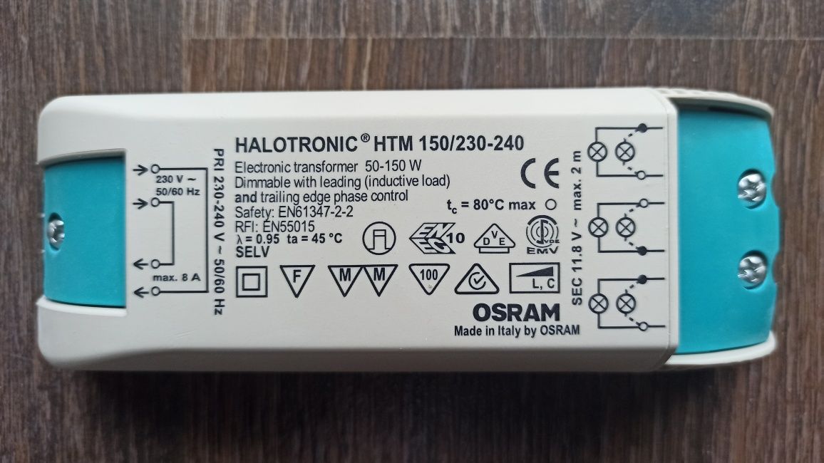 Електронний понижуючий трансформатор OSRAM HALOTRONIC HTM 150/230-240