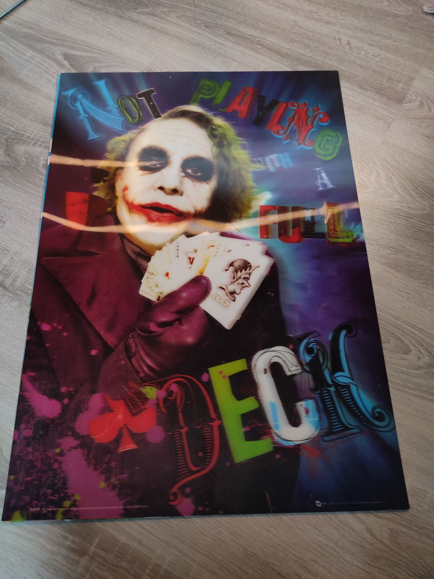 Plakat 3D Joker ,Simpson do antyramy