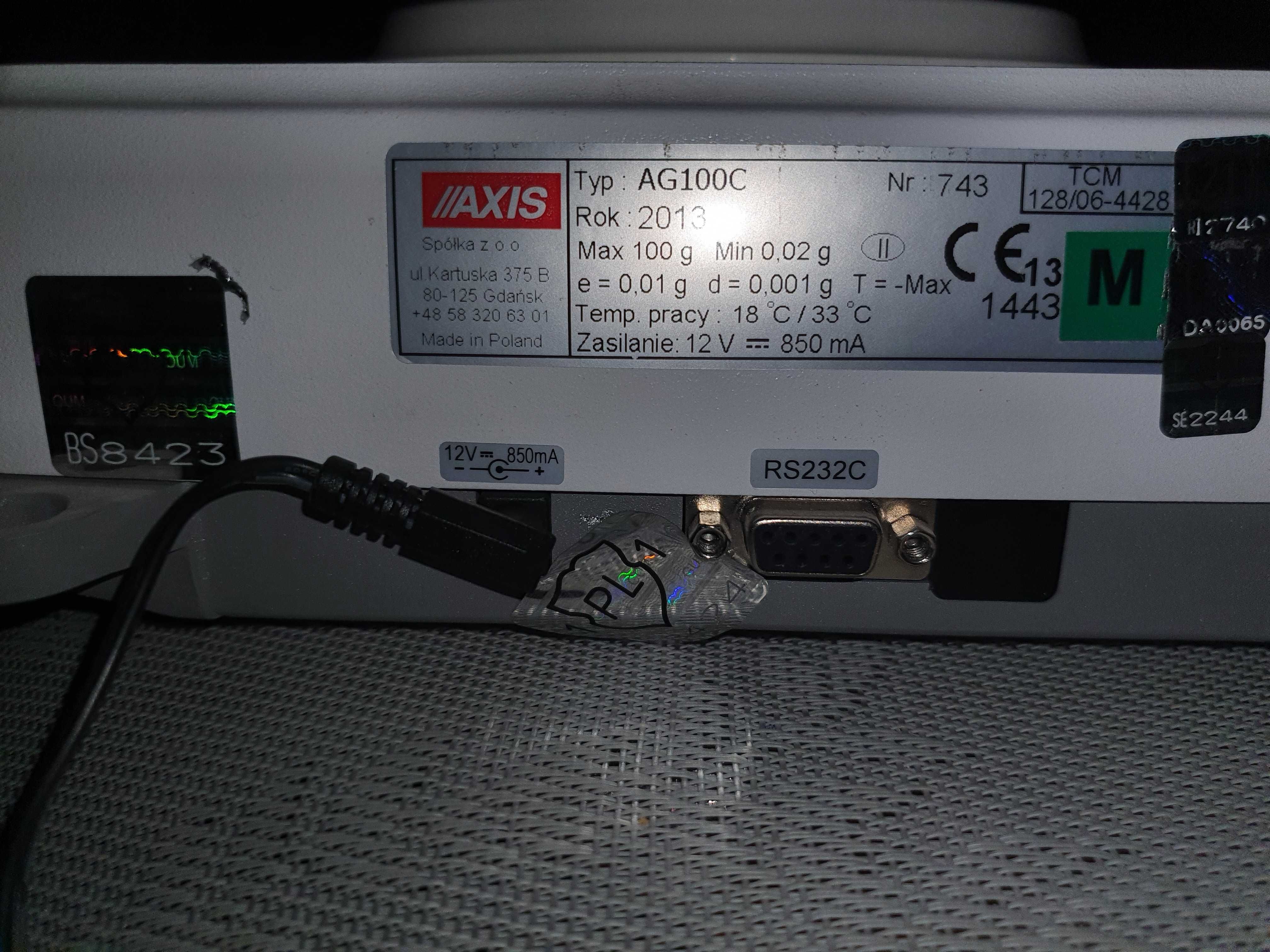 Waga apteczna AXIS AG100C