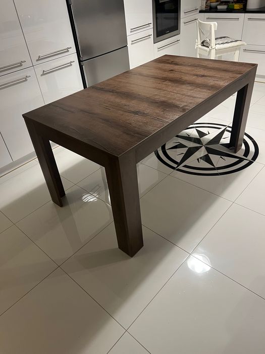 Stół ciemnobrązowy 160/210 x 90