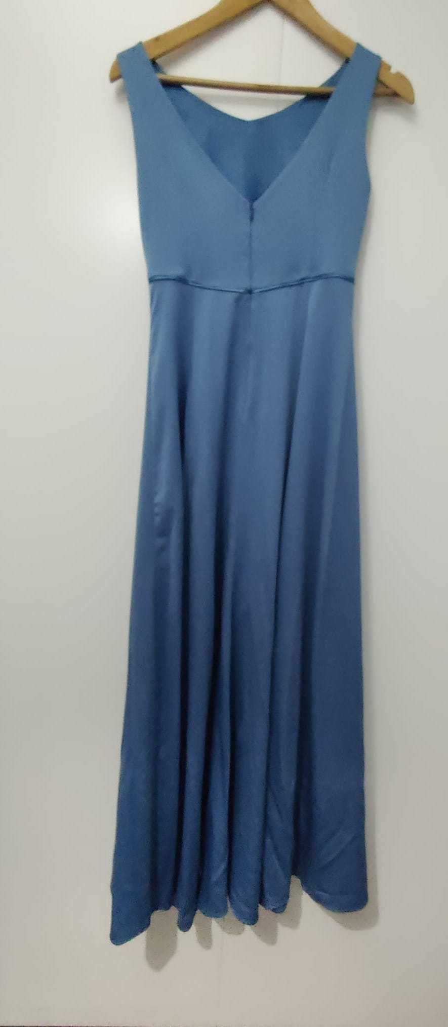 Vestido azul comprido Ana Sousa