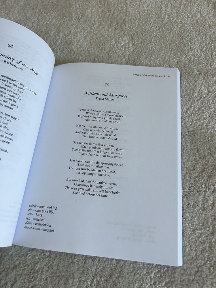Songs of ourselves volume 1 — f8 cambridge