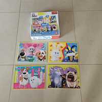 Puzzle Trefl Pets 2 4in1 4+