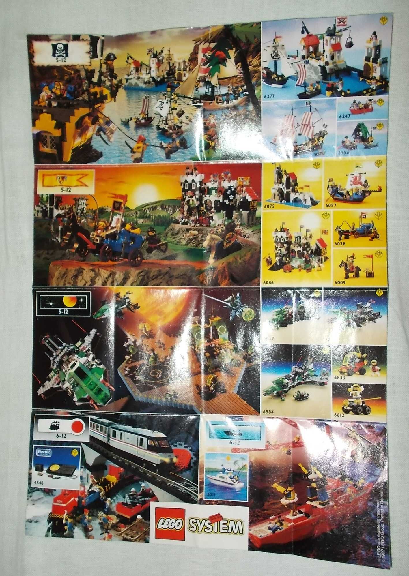 Vintage - mini katalog LEGO - 1992r. (101483-EU)