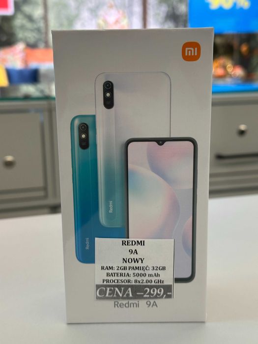 Redmi 9A 32GB NOWY Topcase Vivo *Raty 0%