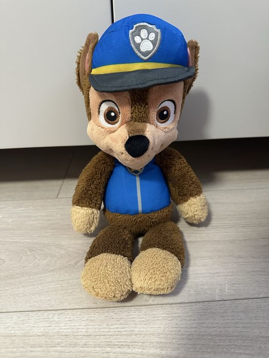 М'яка іграшка Paw Patrol Цуценя Гонщик Чейз 33 см