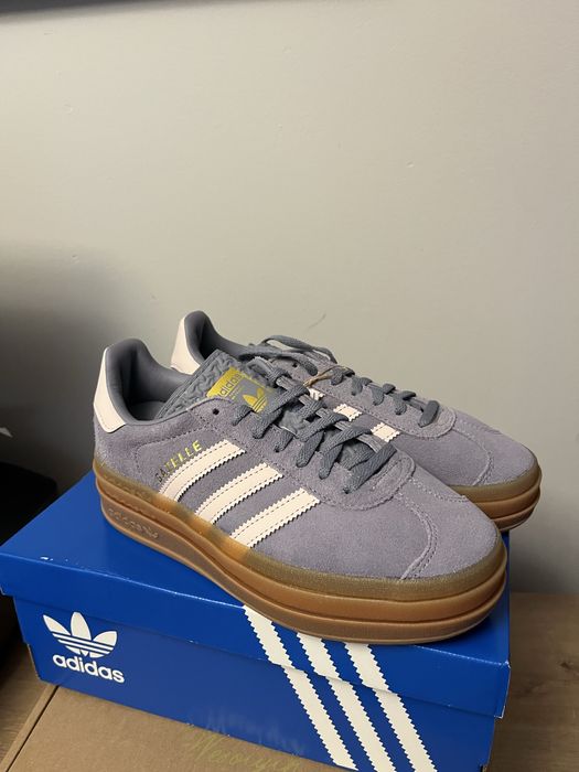Adidas Gazelle Bold damskie 36 2/3 nowe szare blekitne