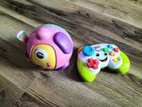 Muzyczny turlaczek Bella i pad edukacyjny Fisher Price