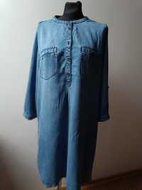 Sukienka blue denim z miękkiego dżinsu r. L s.Oliwier