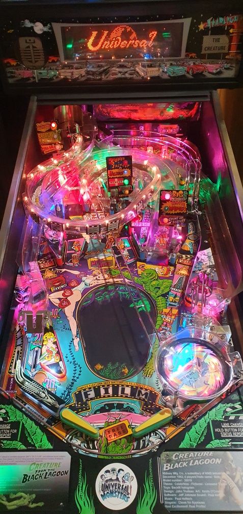 Fliper flipper pinball CREATURE FROM BLACK LAGOON