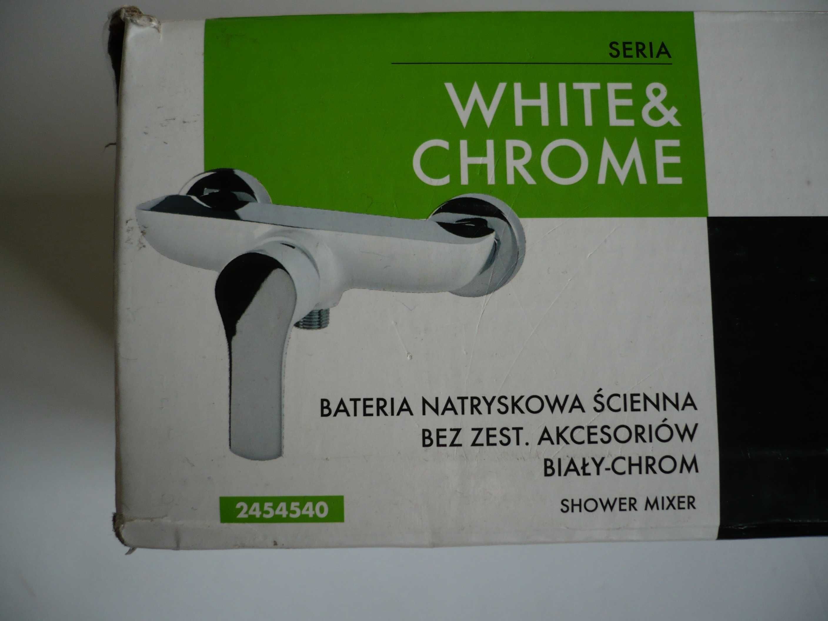 bateria prysznicowa natryskowa Valvex Biały - Chrom