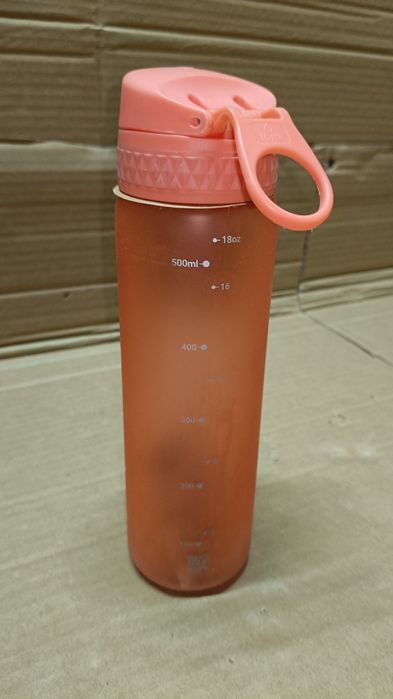 Butelka na wodę  Ion8 500 ml pomarańczowa przezroczysta