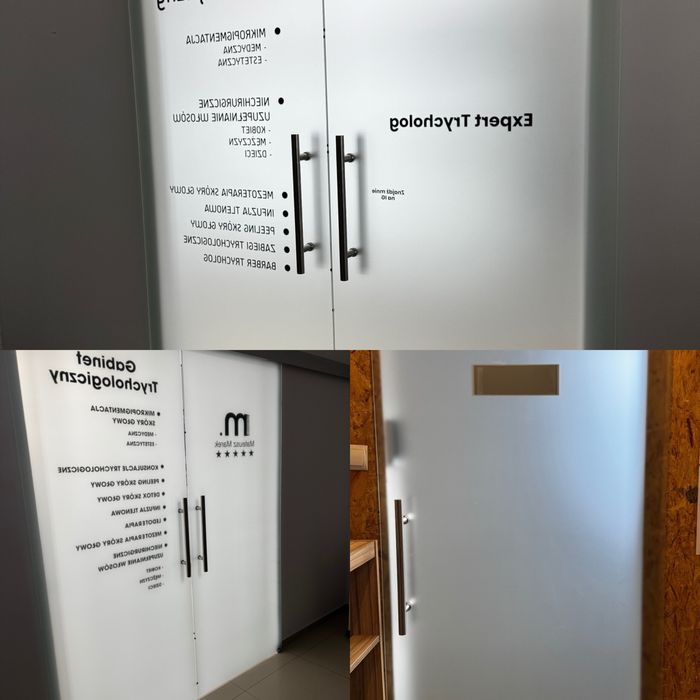 Szklane drzwi przesuwne