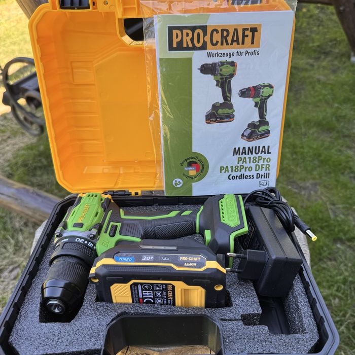 Акція! шуруповерт акумуляторний PROCRAFT PA18Pro