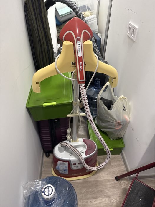 Tefal вертикальний відпарювач отпариватель праска пароочиститель