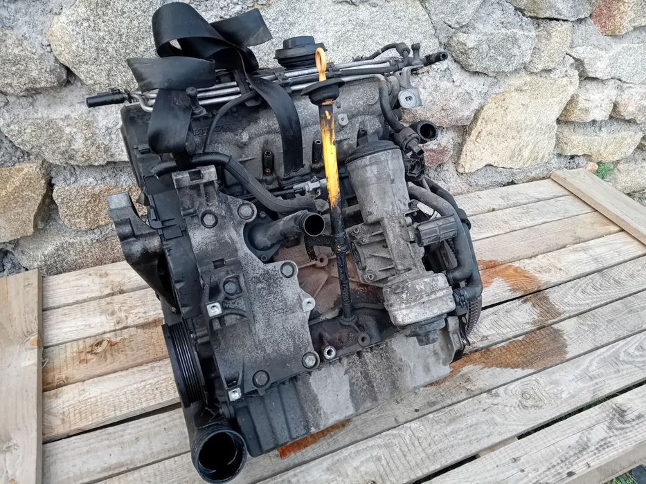 Silnik 1.9 Tdi 105km BKC z pompkami i turbiną kompletny
