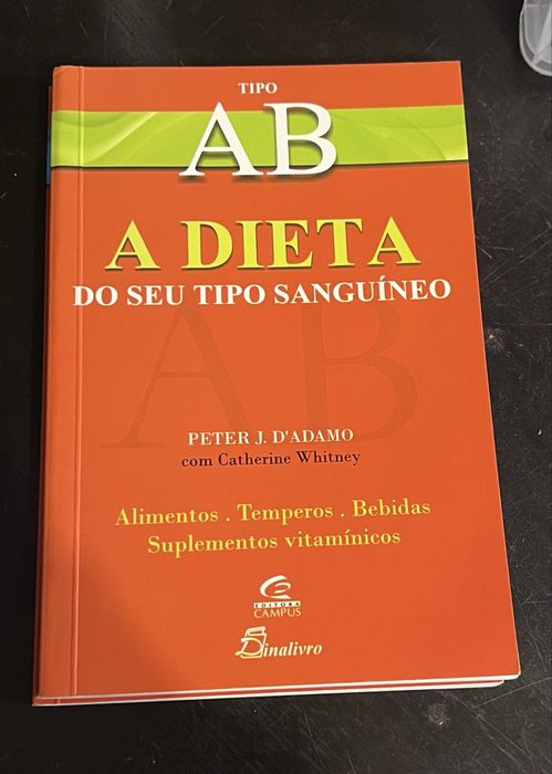 Livros Dieta Grupo Sanguineo