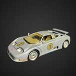 Model Bburago srebrne Bugatti EB 110 skala 1:18 1991 J5/081711