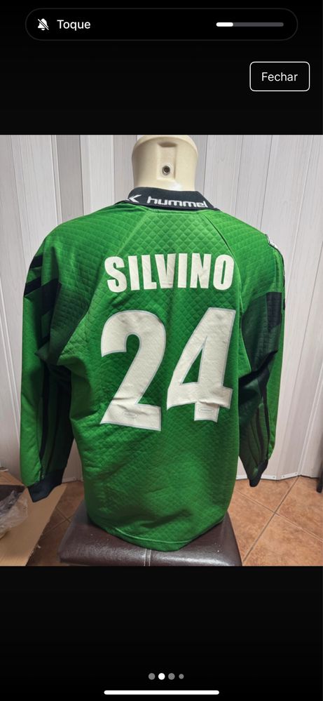 Camisola de jogo Silvino, SC Salgueiros