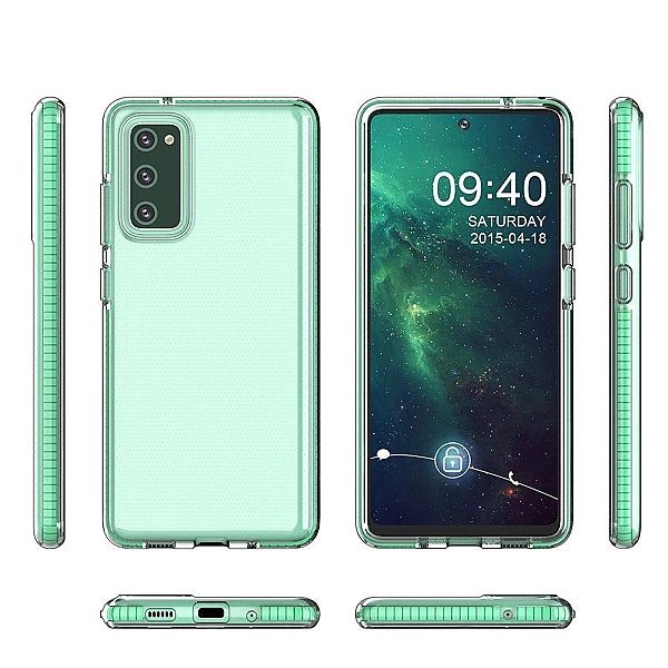 Spring Case pokrowiec żelowe etui z kolorową ramką do Samsung Galaxy A
