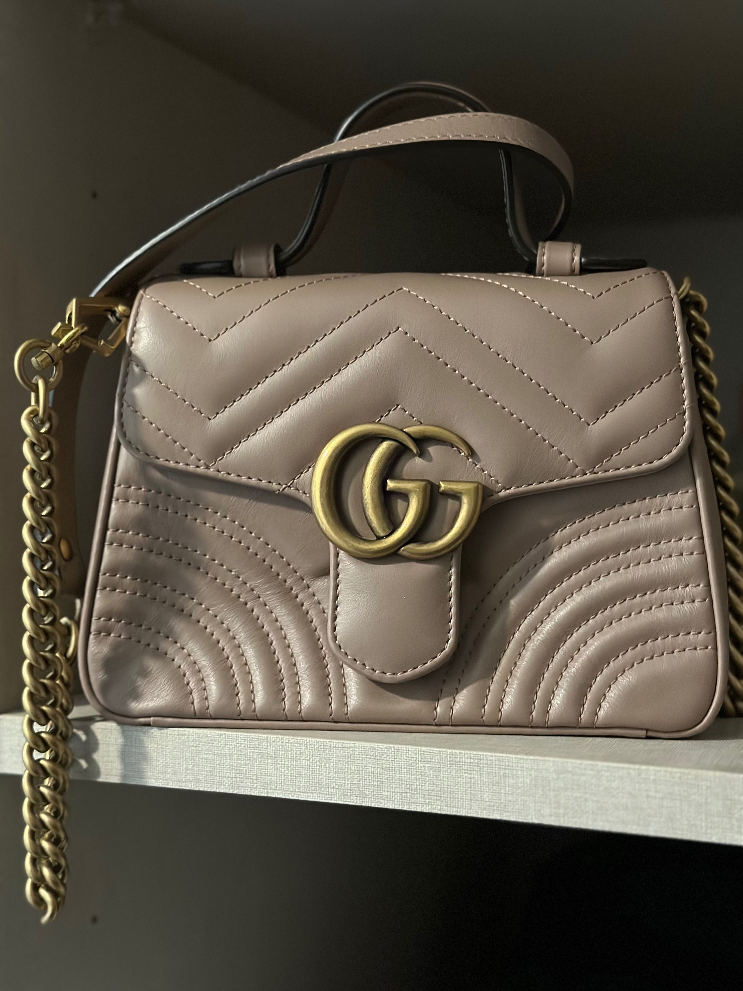 Gucci Marmont  Mini Top Handle Bag