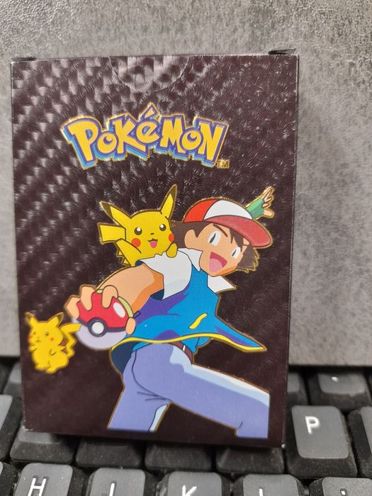 POKEMON czarne karty kolekcja zestaw 55sztuk