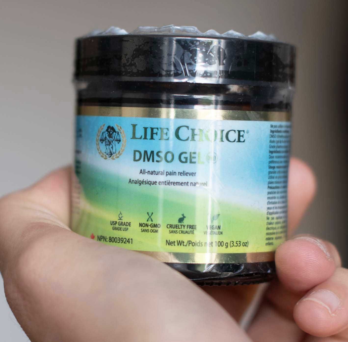 DMSO Gel Żel sulfotlenek dimetylu 99,9% Life Choice