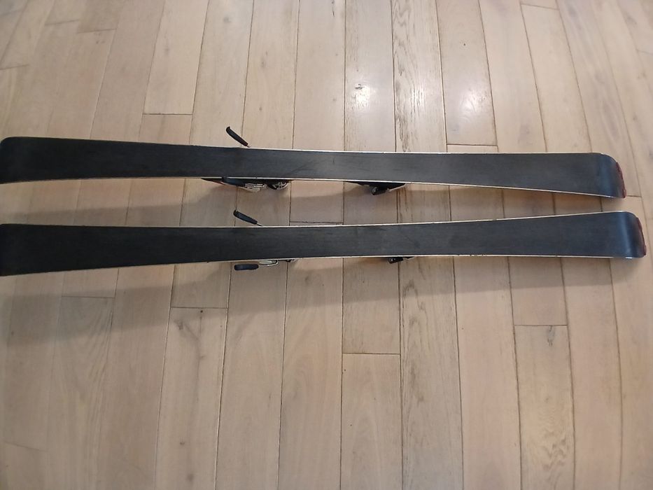 Narty damskie 150 cm z wiązaniami