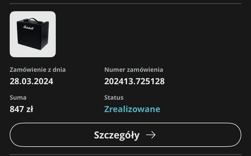 Wzmaciacz Marshall CODE 25