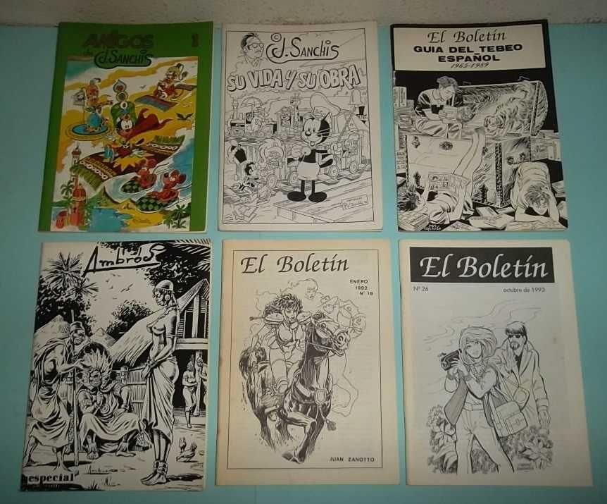 Fanzine BD - EL BOLETÍN - 18 exemplares (anos 90)