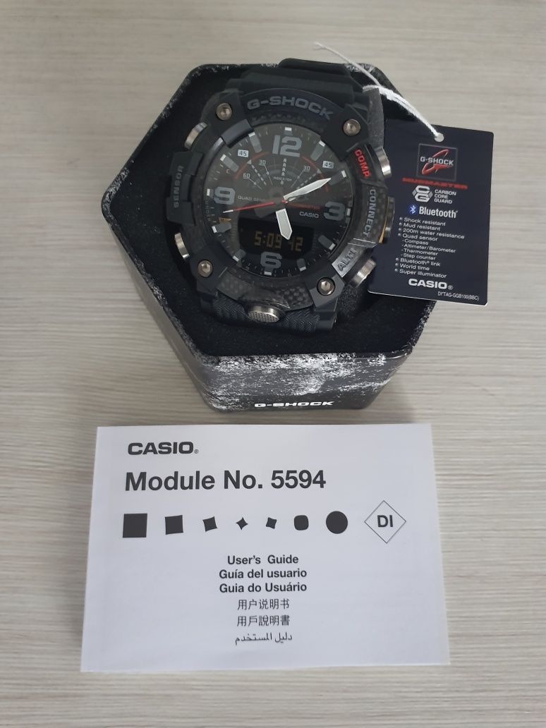 Casio G-Shock GG-B100-1A NEW ORIGINAL
Bluetooth | Mudmaster |Carbon