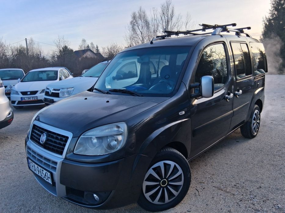 Fiat Doblo Malibu* 1.4 b + gaz * Bez grama rdzy Lakier Oryginalny *