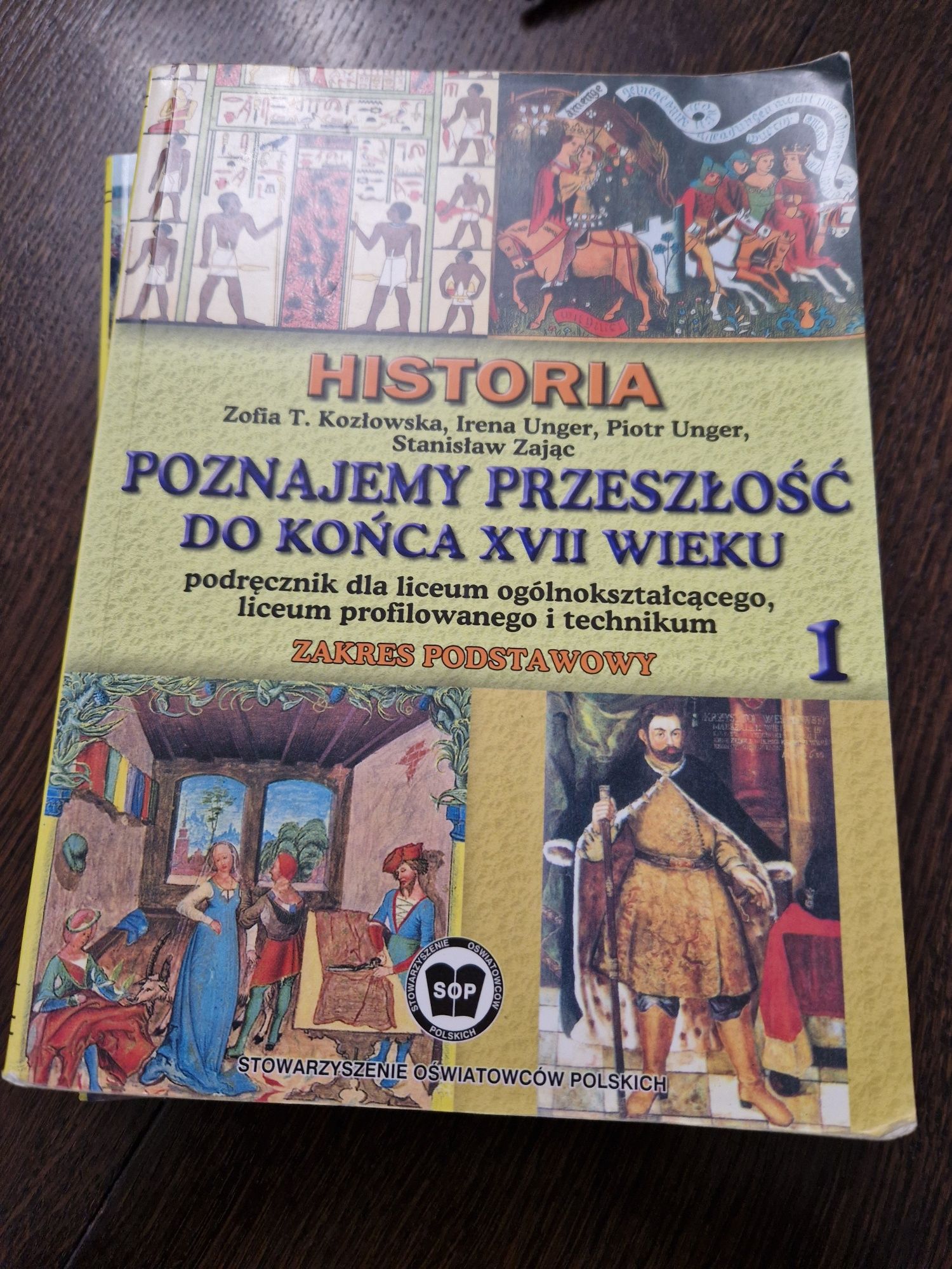 Podręczniki Historia Poznajemy przeszłość Kozłowska Unger  cz. 1 i 2