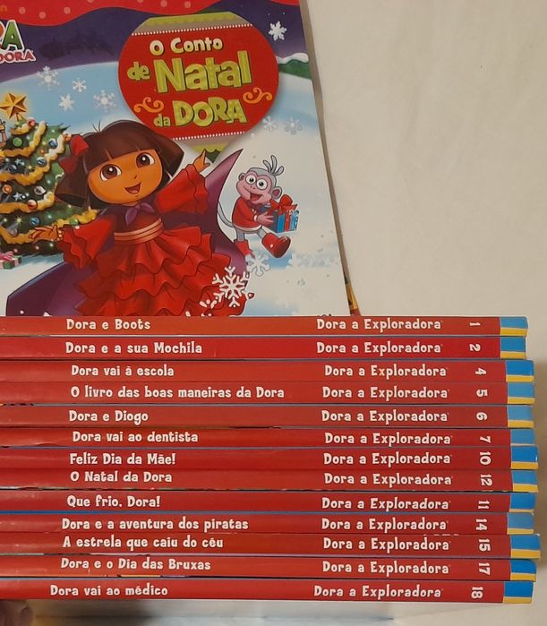 Lote de 17 Livros – Dora a Exploradora (Capa Dura)