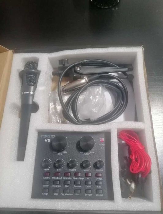 V8 Singing Live Sound Card