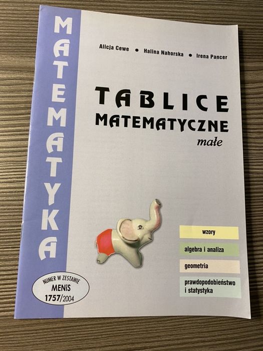 Tablice matematyczne małe