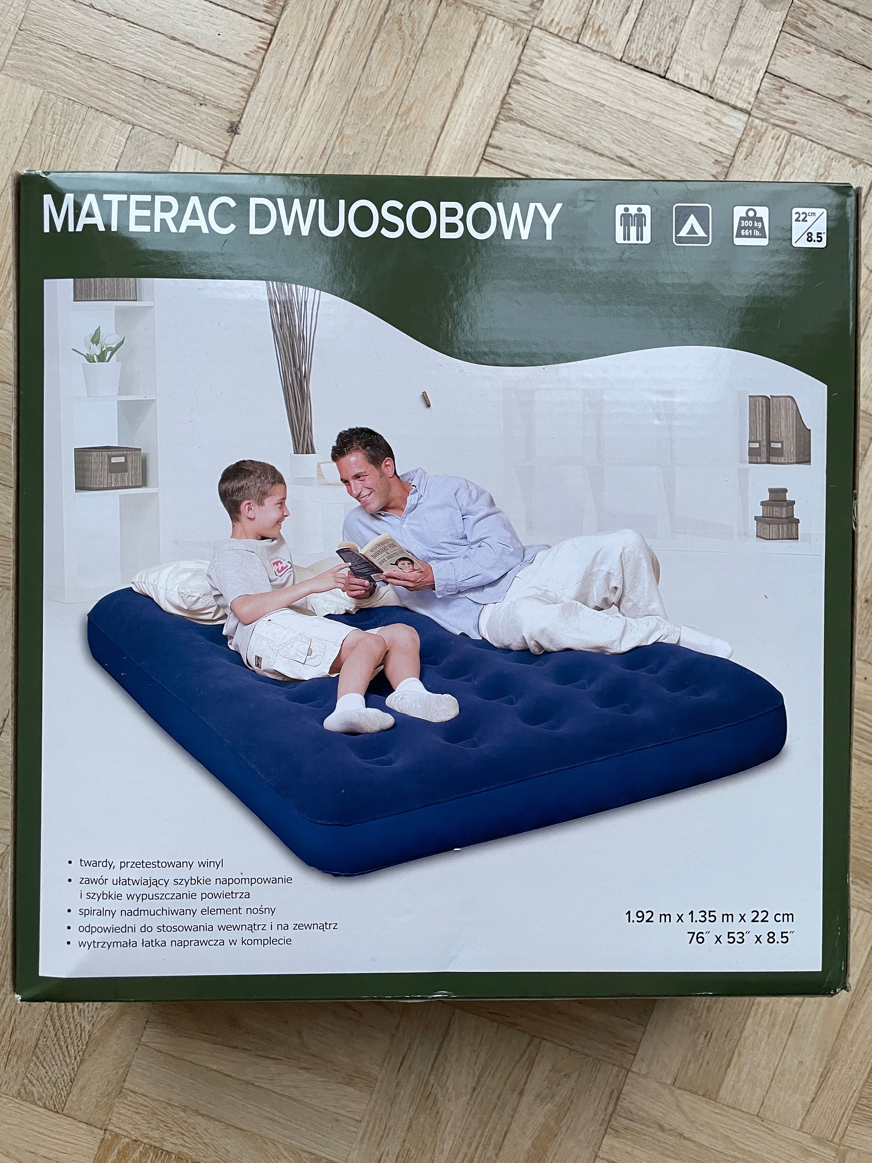 Materac dmuchany / dwu osobowy
