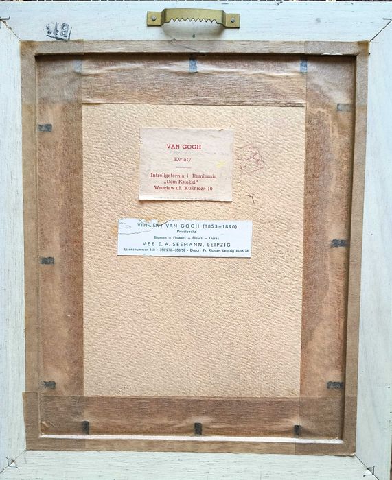 Obraz "Kwiaty" Van Gogha - reprodukcja  za  szkłem