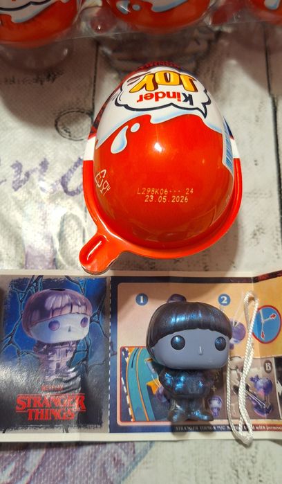 Яйця кіндер джой , серія дивні дива, stranger things.