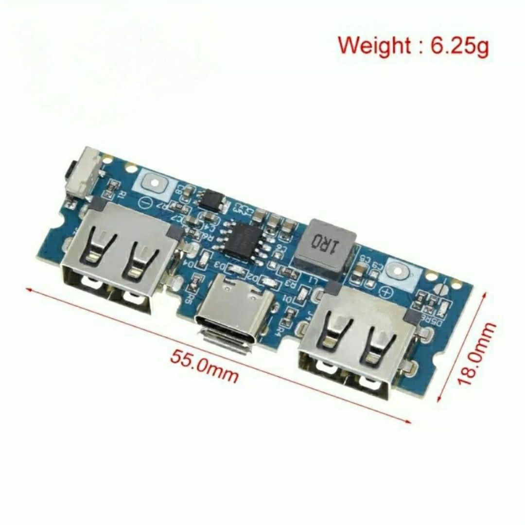 Продам TZT Micro/Type-C USB 5B плата павербанка для акумуляторів 18650