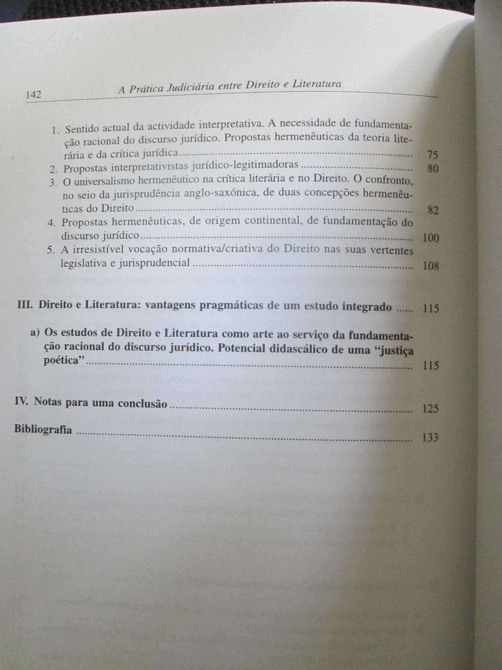 A Prática Judiciária entre Direito e Literatura