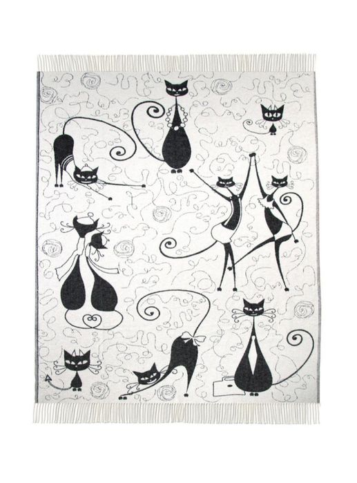 Плед 100% бавовняний "Веселі Котики" 140*200см