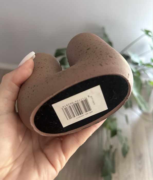 Ceramiczny ozdobny świecznik