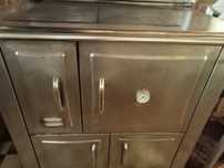 Forno a lenha em inox