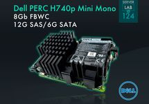 RAID-контролер Dell PERC H740p Mini Mono | 8Gb FBWC; 12G SAS/SATA