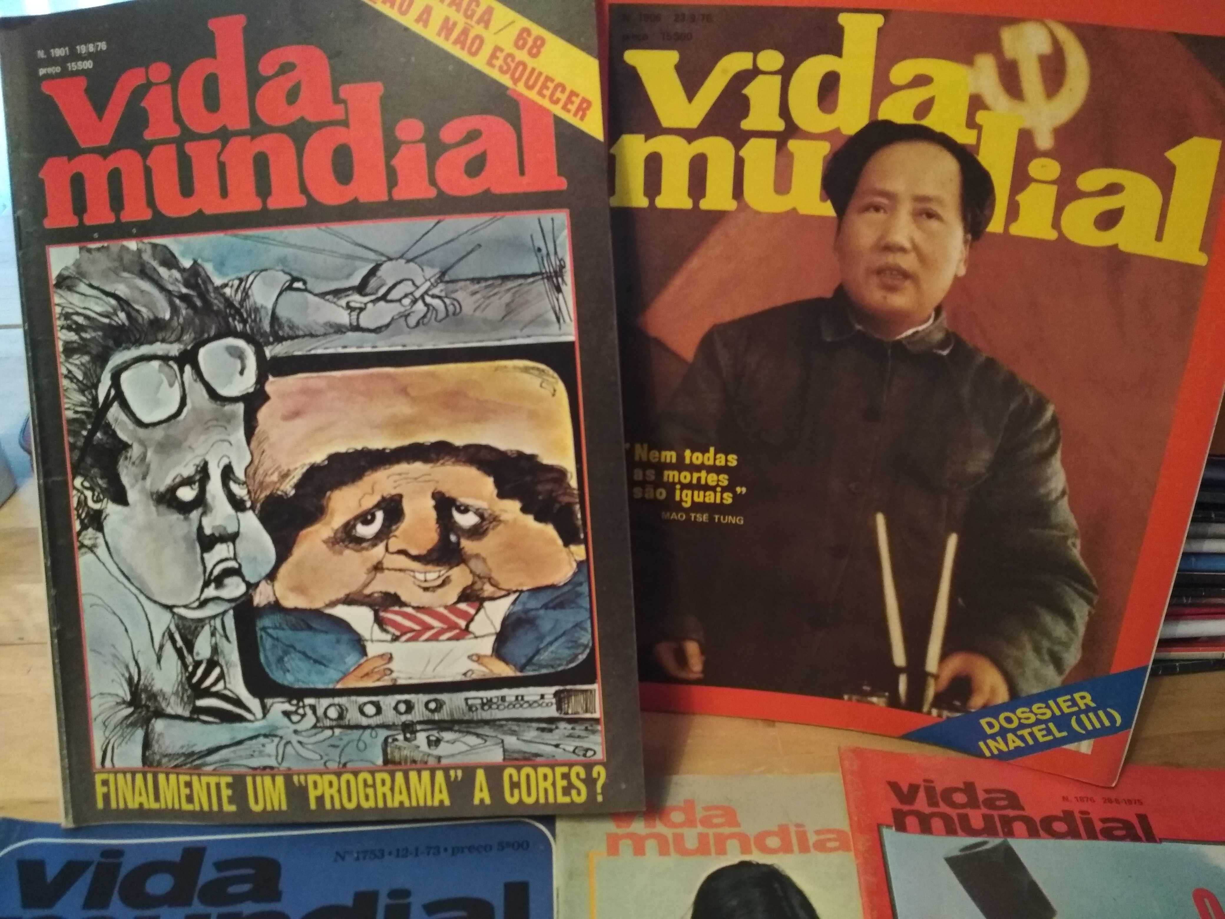 13 revistas Vida mundial, anos 70