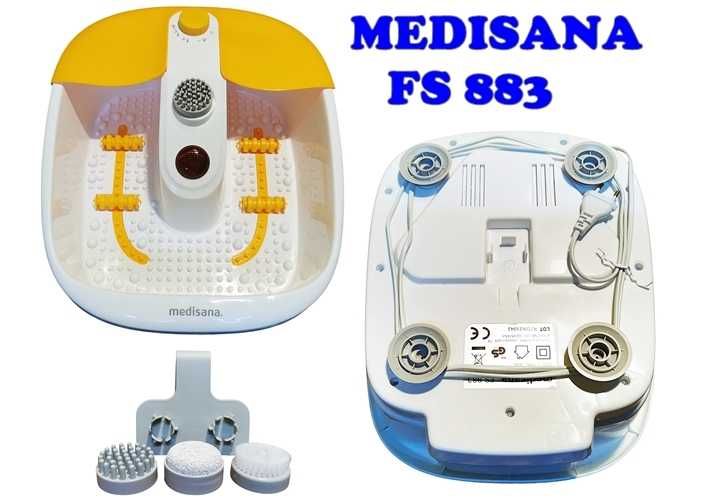 Masażer Medisana FS 883 bąbelkowa kąpiel grzanie stóp nóg + pedicure