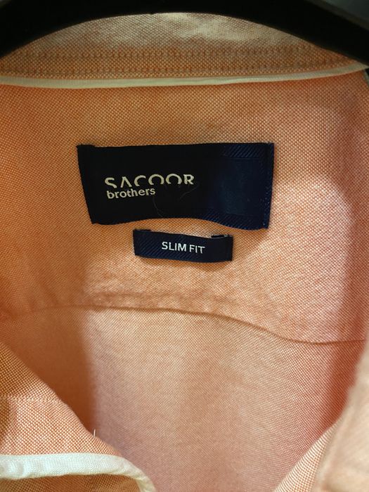 Camisa rosa da Sacoor, homem, rigorosamente nova