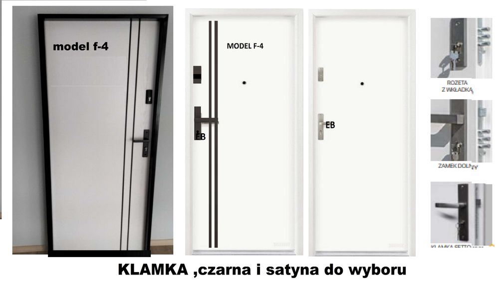 Drzwi wejściowe -zewnętrzne do mieszkania z montażem ,akustyczne