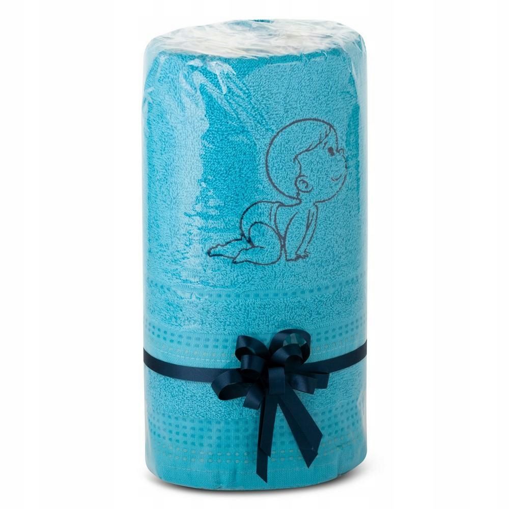 Komplet ręczników 2 szt. T/0433 niebieski Baby 500